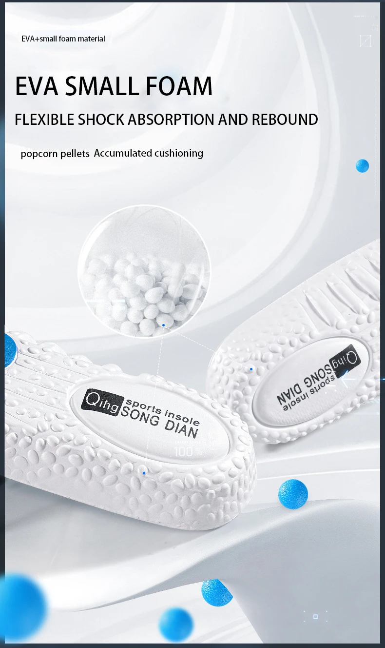 Popcorn Comfort Insoles EVA Foam Cushion Shoe Pads Popcorn Comfort Insoles EVA Foam Cushion Shoe Pads