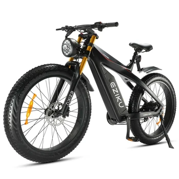 High Quality 48V 1000W Motor 17.5AH Battery 100% Organic Cotton Electric Mountain Bike Excellent Performance Available CAN