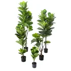Plant Amazon New Cheap Hot Selling Artificial Violin Plant Fig Tree Artificial Banyan Tree