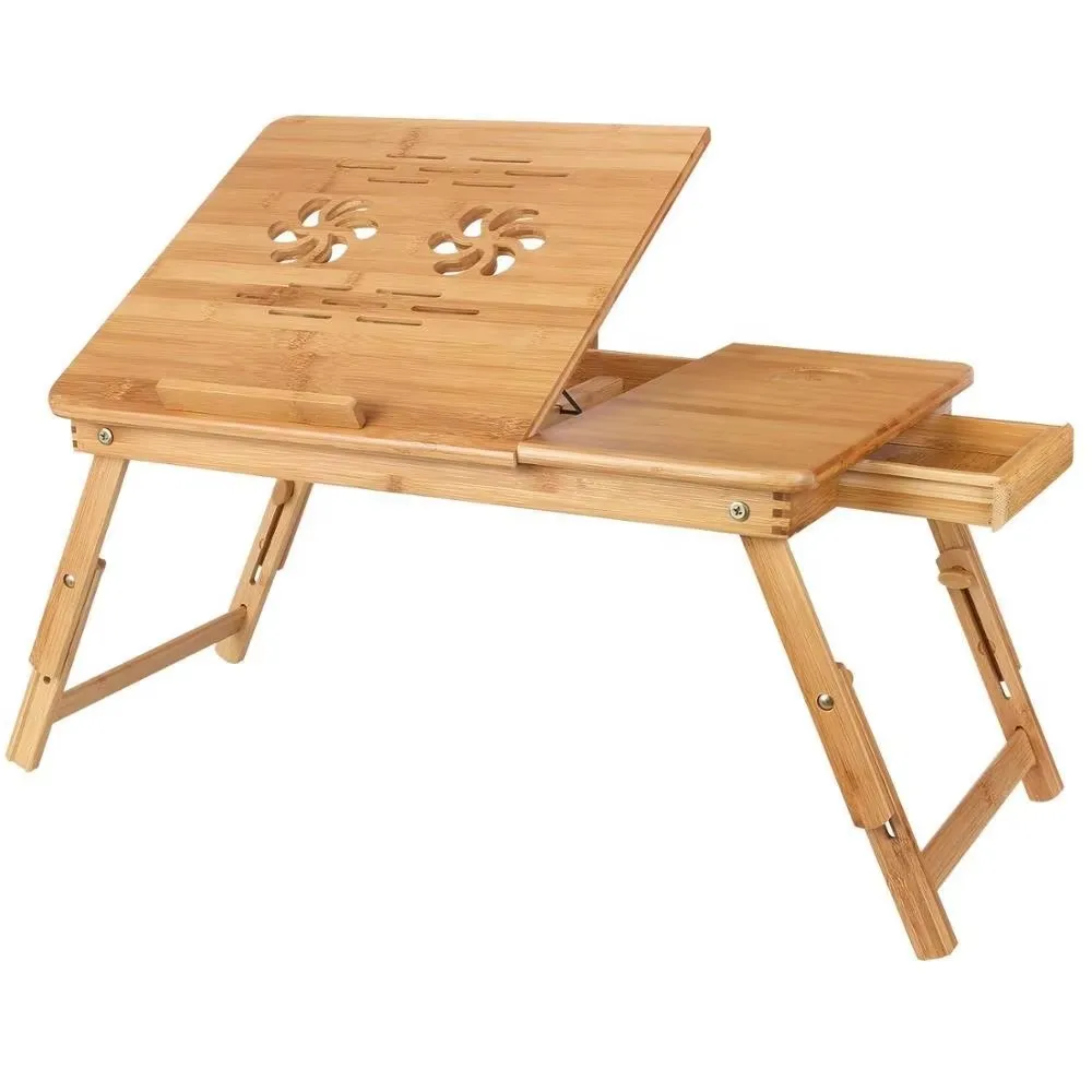product bamboo portable adjustable foldable laptop desk for bed use-7