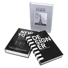 Modern Style Fancy Fashion Book Decoration Blank Book Hard Cover Decorative Book
