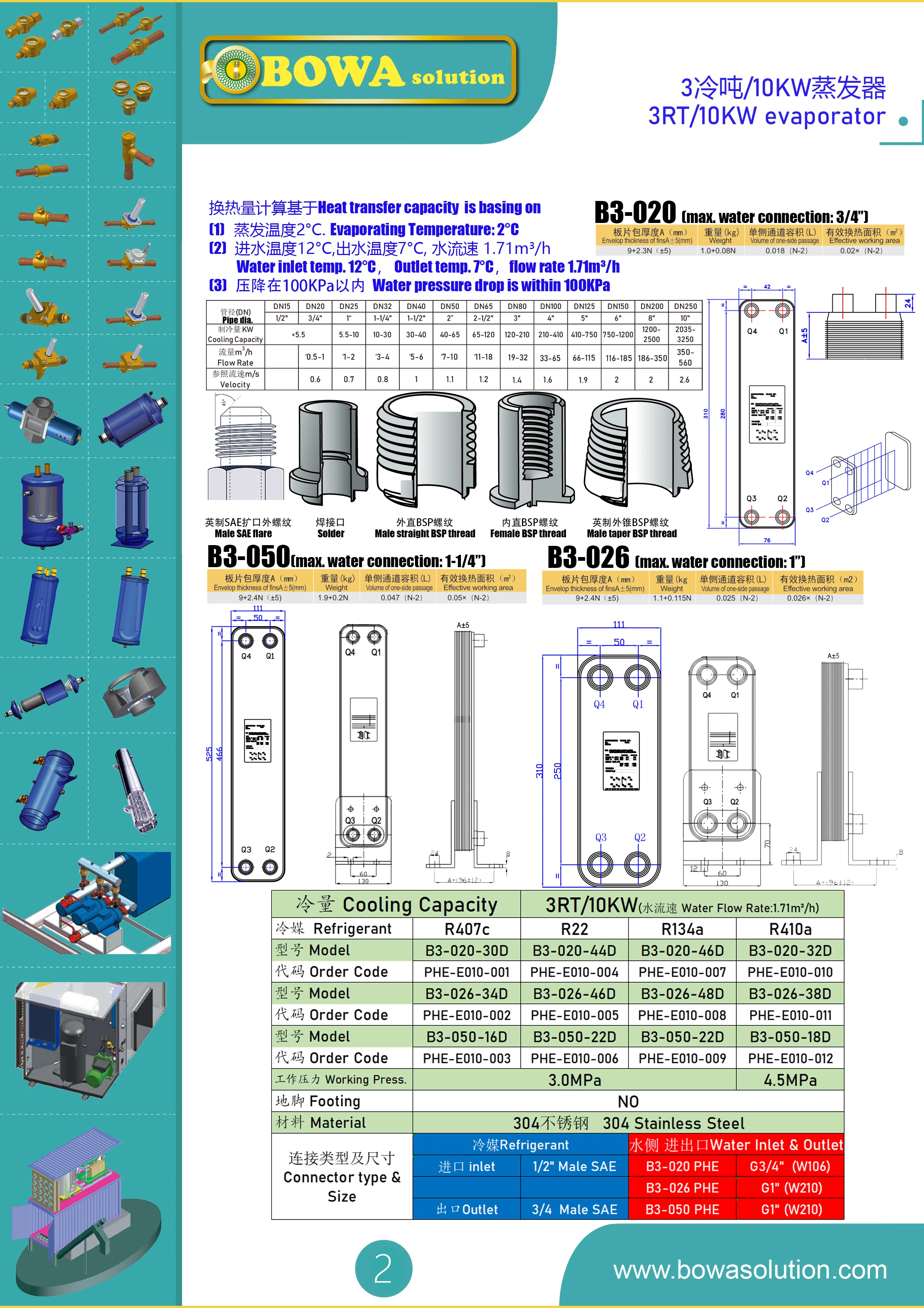 Phe Evaporator, 000, BTU, 4HP, 3HP - detail 10