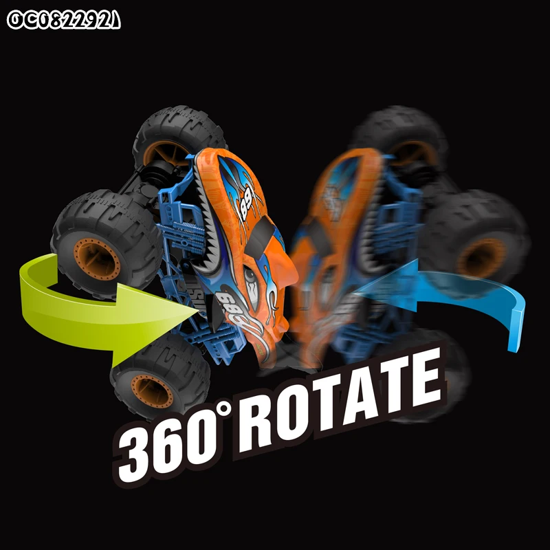 Radio control 360 rotation shark stunt gyroscope rc car model 1:12