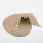 Remy Hair Fangcun 100% Remy Human Hair Weft New Colors Ash Blonde Wholesale Price Human Hair Weft