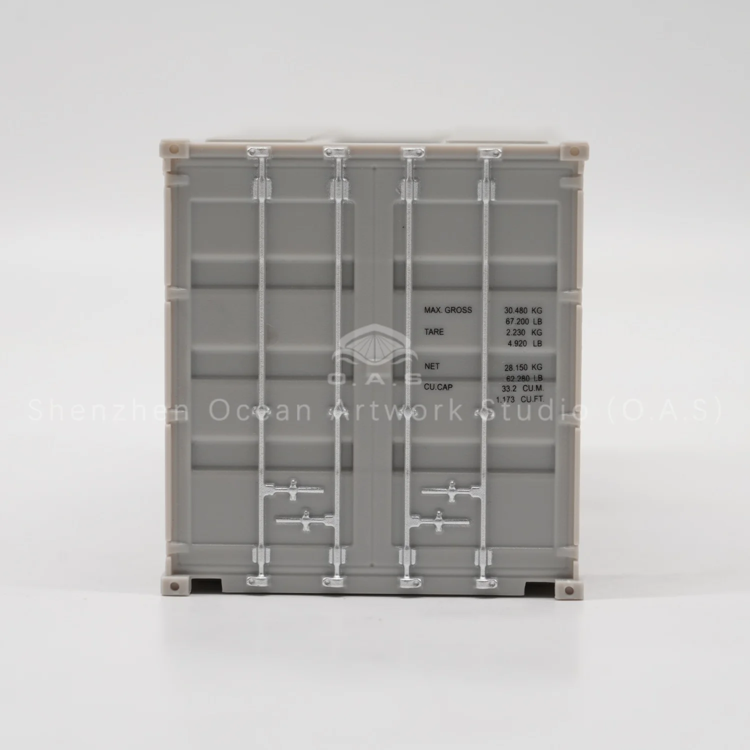 lepscm plastic storage box model scale 135 shipping container oas factory customizable pen holder model-11