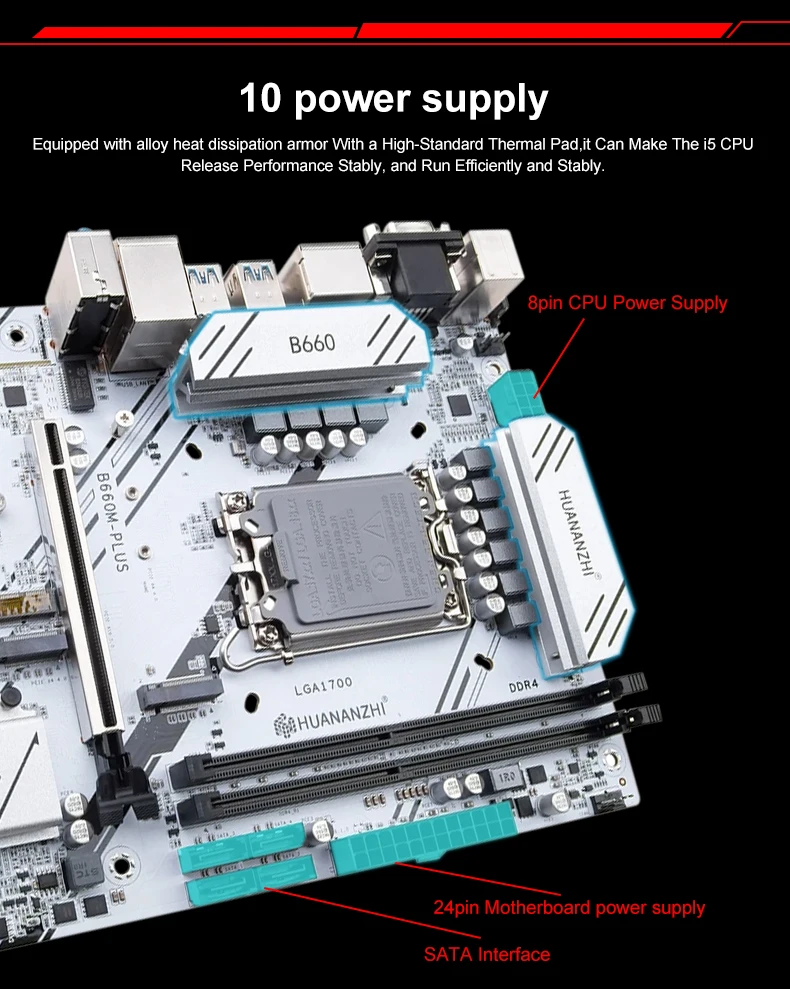 Huananzhi B M Plus Computer Motherboard Ddr Ram Pc Gaming