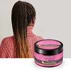 Styling Gel Wholesale Long Lasting Private Label Edge Control Pomade Wax 48 Hours Strong Hold Hair Styling Gel For Man Woma