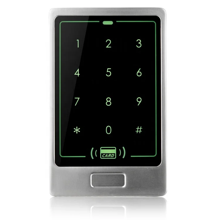 Shenzhen IP68 waterproof outdoor metal wiegand keypad touch RFID access+control+card+reader