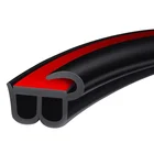 Rubber B D Type High Quality Foam Epdm Extruded 3M Adhesive Car Door Rubber Seal