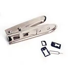 Sim Card China Wholesale Customizable Stainless Iron Universal Sim Card China Sim Card Cutter