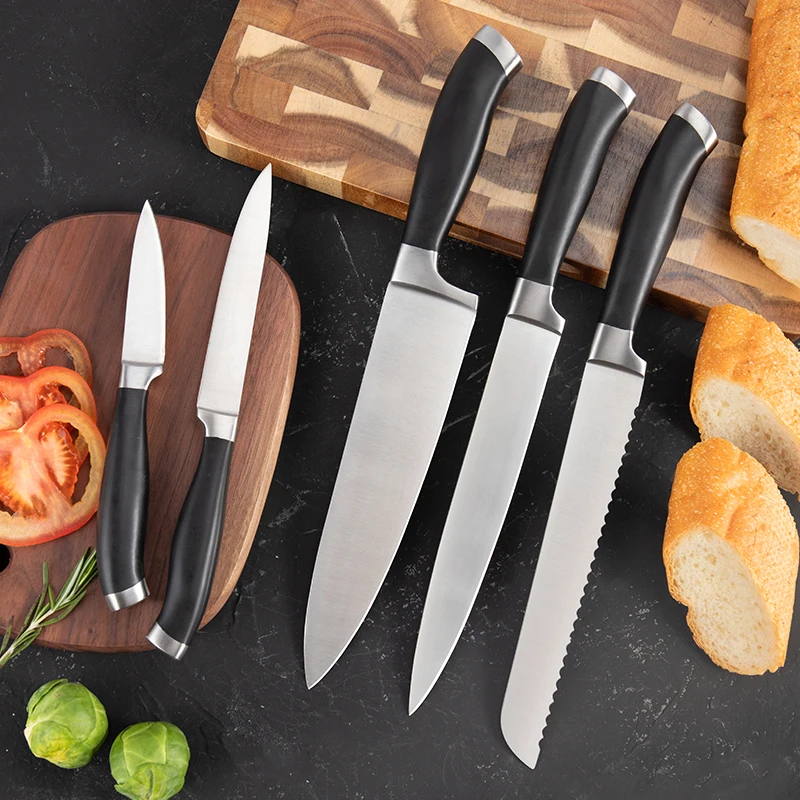 5 PCS Stainless Steel Professional Knife Set Knives Set Kitchen Chef Utility Fruit Paring Knife