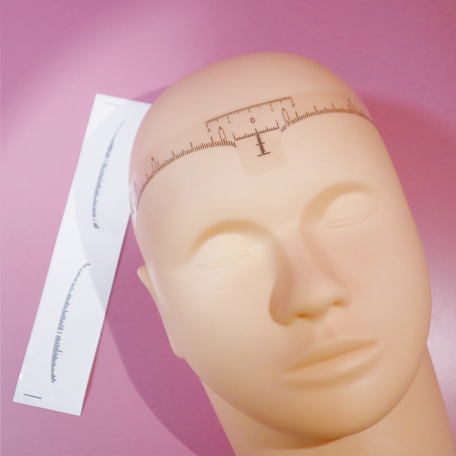 Disposable Eyebrow Ruler Stencils Transparent Mapping Stickers