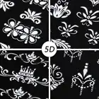 Stickers Nail Wholesale Hot Sale 5D Flower Series Relief Stickers Nail Stickers For Nail Art