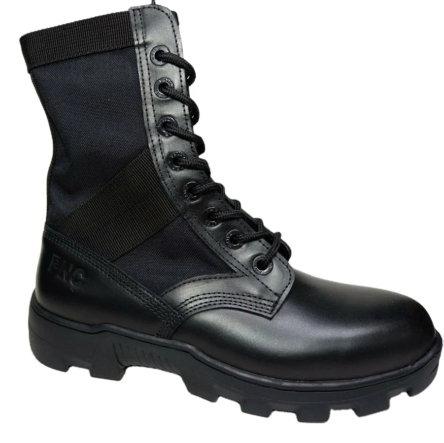 black military dress boots