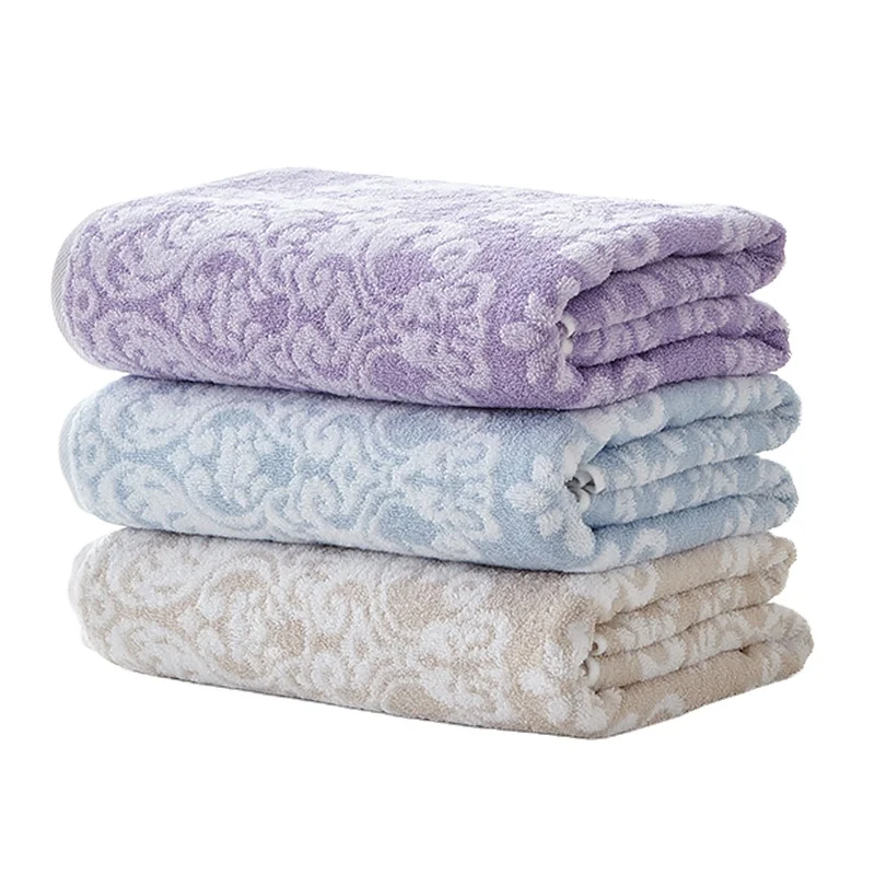 jacquard bath towel set