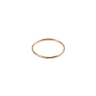 Gold Ring Minimalist Small Diamond 18k Gold Plated Ring Fashion Simple Ladies Ring