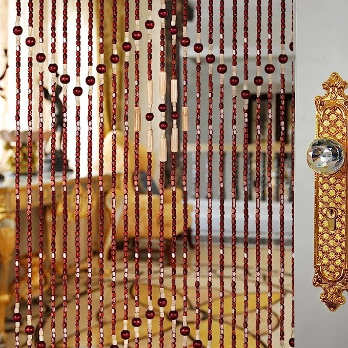 Wooden Beaded curtain for bedroom  Home Decor living room door curtain