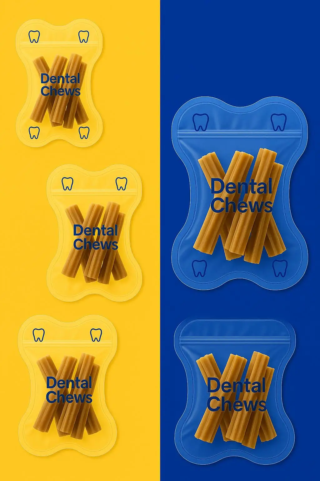 Shaped Pouch with Zipper for Pet Dental Chews - detail 10