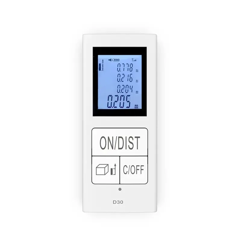 product d30a portable digital distance meter handy 40m best measurement laser distance meter lithium battery-0