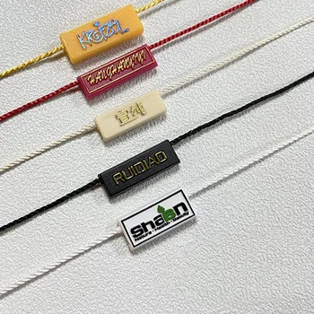 Latest Style Customizable Printed Logo & Text Hang Tag Strings High Quality Low Price Hang Tag Strings