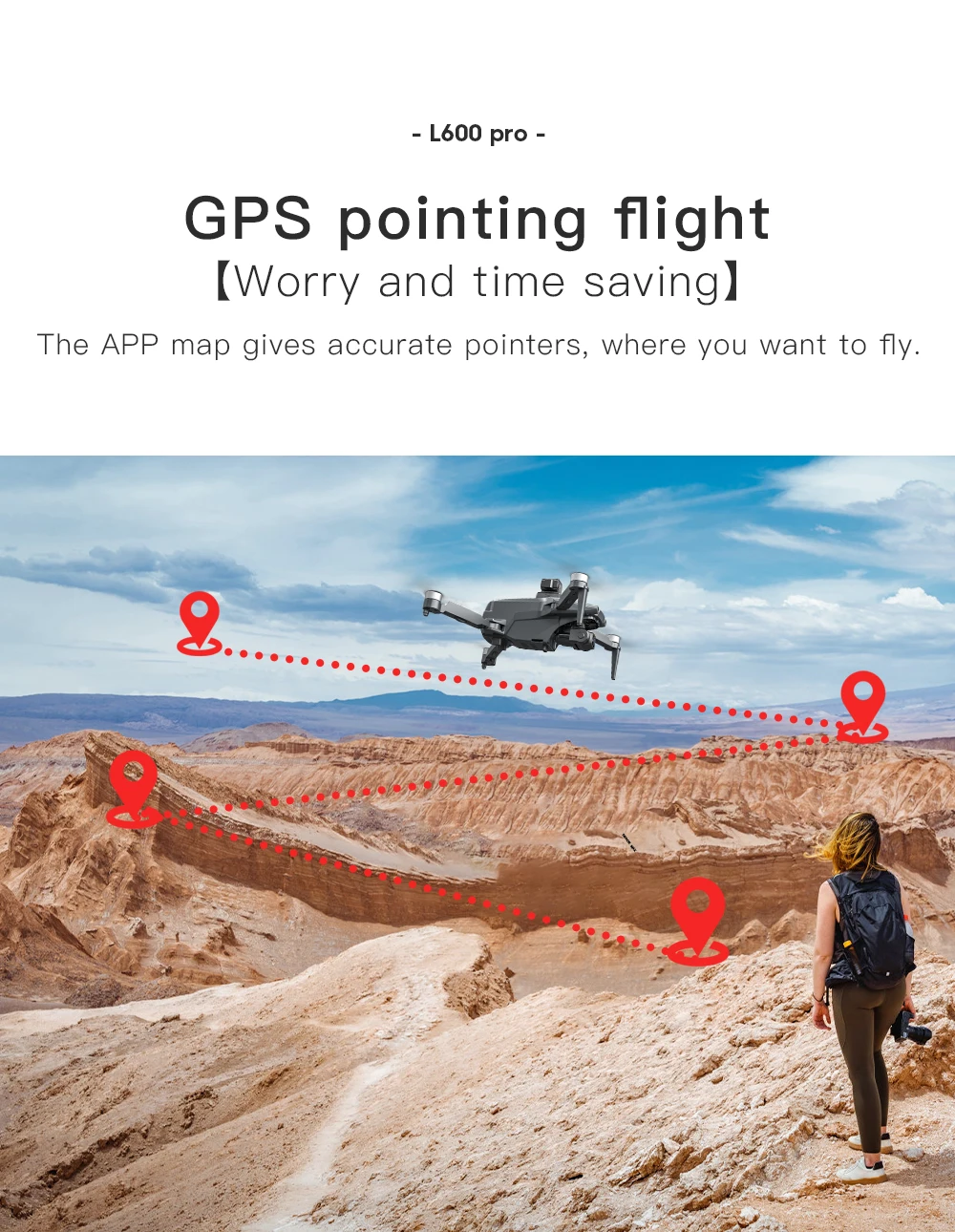 LYZRC L600 Pro Drone Foldable Long Range With 4K HD Camera And GPS 5G Wifi Fpv RC Quadcopter Folding Aircraft L600Pro Drone