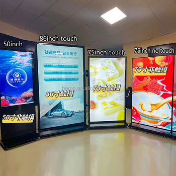 100/85/75/65/43/55 Inch Indoor/outdoor Price Led Screen Lcd Advertising Display Screen Kiosk Digital Signage And Displays Totem