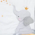 Bedding Cartoon Pattern Elephant Design Comfortable Bedding Set Crib 100% Cotton Newborn Baby Bedding Sets