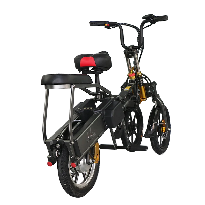 three wheel folding electric bike