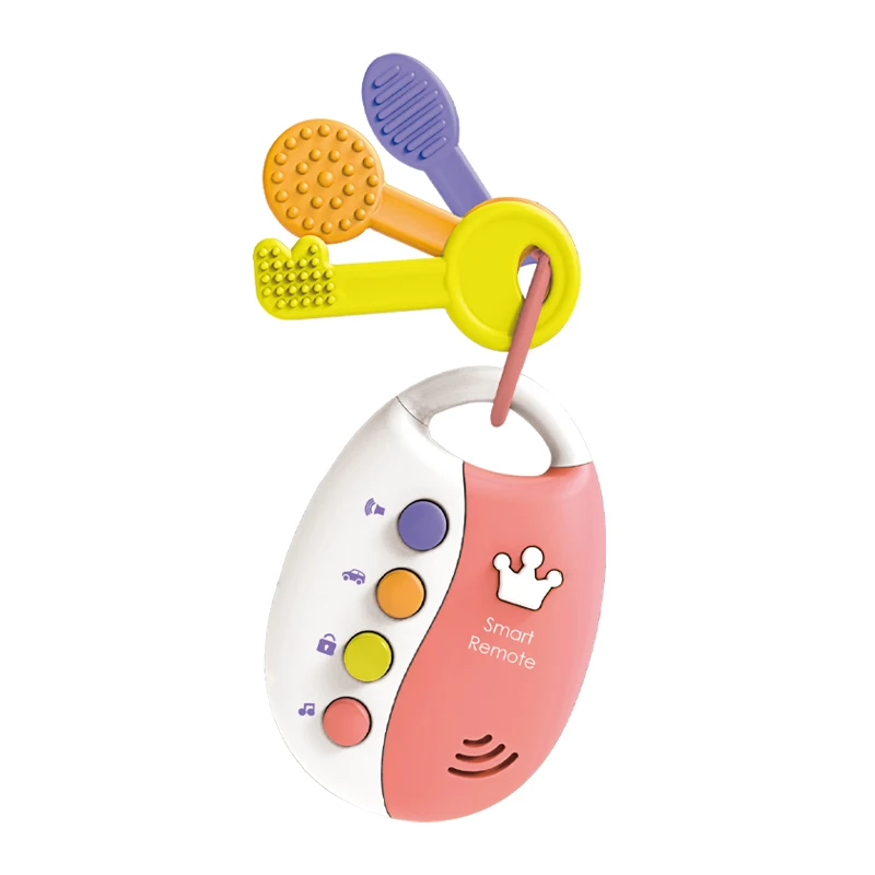 Other baby car remote control key early education toy with light music