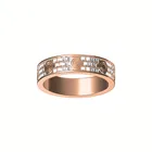 Ring Gold 18K Ladies And Men's Ring Gold High Fashion Fit 18K Ring