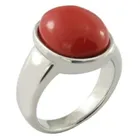 Jewelry Stone Vintage Jewelry Big Red Stone Ring Brightly Colored Stone Stainless Steel Ring