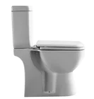 Medyag Medyag MJ-P-2104 Inodoro De Ceramica Blanco De Dos Piezas Montado En El Suelo 180/250mm Cierre Suave