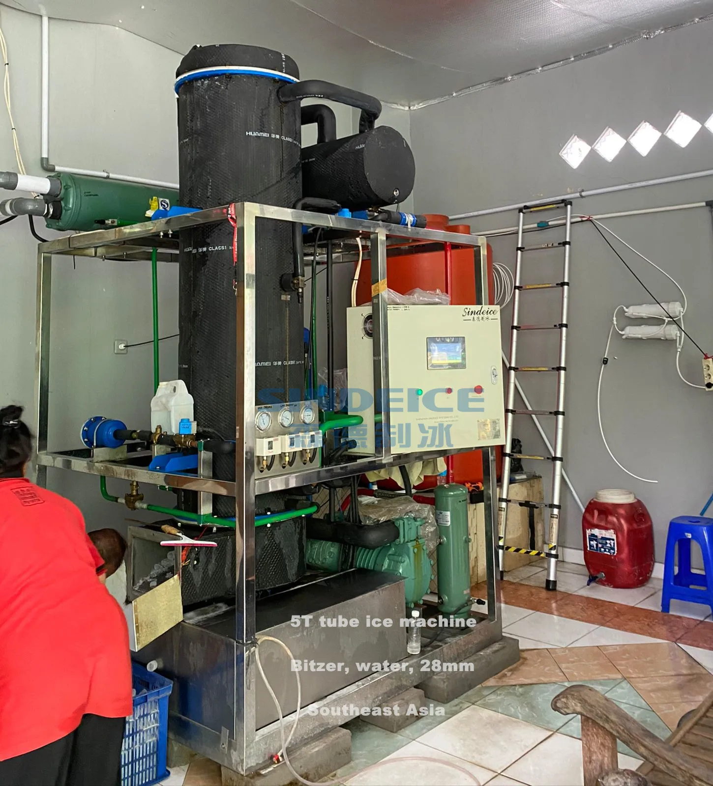 Ice Machine, SINDEICE, 1T/24hrs, Stainless, Steel - detail 18