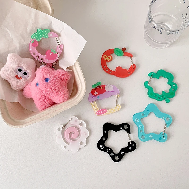 Eco-friendly Custom Acrylic Carabiner Design Shape Cartoon Anime Style with Logo supplier