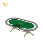 Deluxe Texas Poker Table Poker Table Manufacturer YH 84 Inch Customized Design Deluxe Texas Poker Table Tiger Claw Poker Table For Gambling