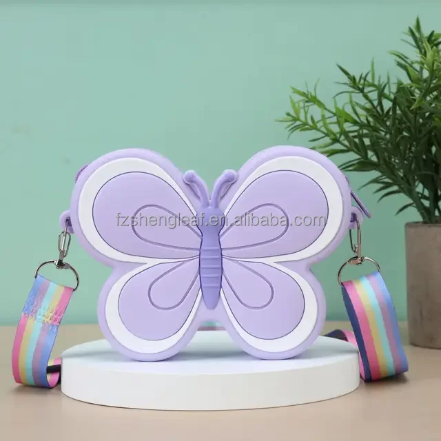 product high quality custom mini silicone cartoon pattern coin purses cute kawaii women  kids unique zipper wallet pouches wholesale-6