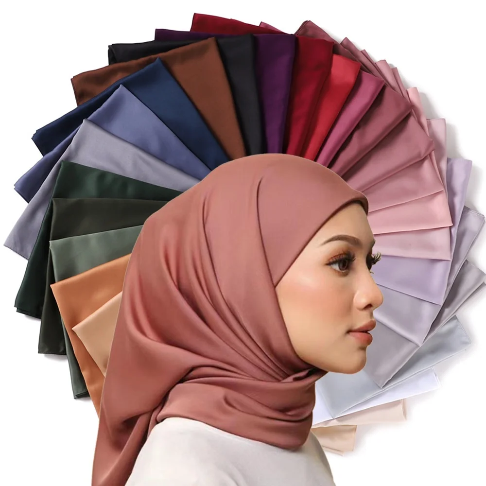luxury silk hijab