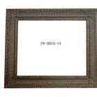 Wood Carving Antique Gold Leaf Wall Hanging Vintage Wood Resin Carving Mirror Frame