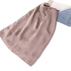 Shawls Plain Classic Fashion Styles Shawls Plain Dyed Solid Colors Head Scarves Satin Chiffon Scarf