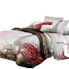 Duvet 2021 China 100% Polyester Fabric 3d Printed 120gsm 3 Pieces Bedsheet /bedding Sets/ Microfiber Duvet