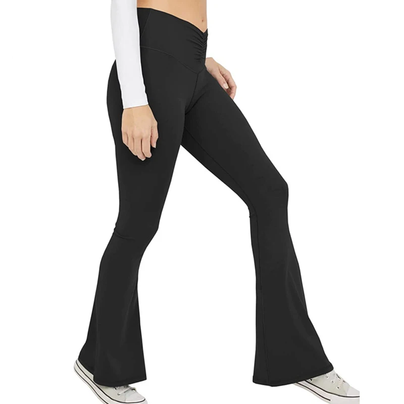 Wholesale New Products Workout Gym Fitness Leggings Plus Size Yoga Pants Flared Yoga Pants Plus Size Women's Pants