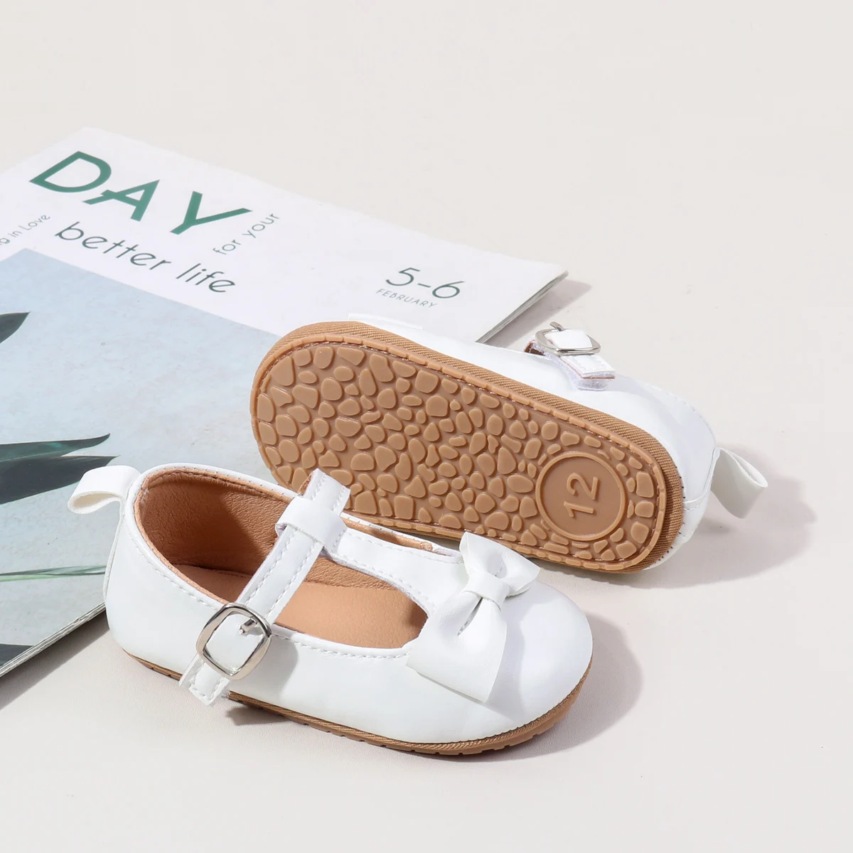 Hot Selling Spring Autumn Summer Solid Pu Leather Toddler Newborn Infant Baby Girls Shoes details