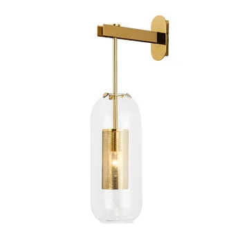 Modern Design Model Honeycomb Gold Black Glass Vadim Wall Lamp For Bedroom Hotel Living Room Hallway
