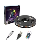 Rgb Rgbrgb Smart DC5V RGB USB Powered LED Strip Lights 5 Meters For TV Background Lighting