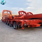 Trailer Flatbed Trailer Factory Supply Wind Turbine Blade Power Equipment Transport Flatbed Semi Trailer