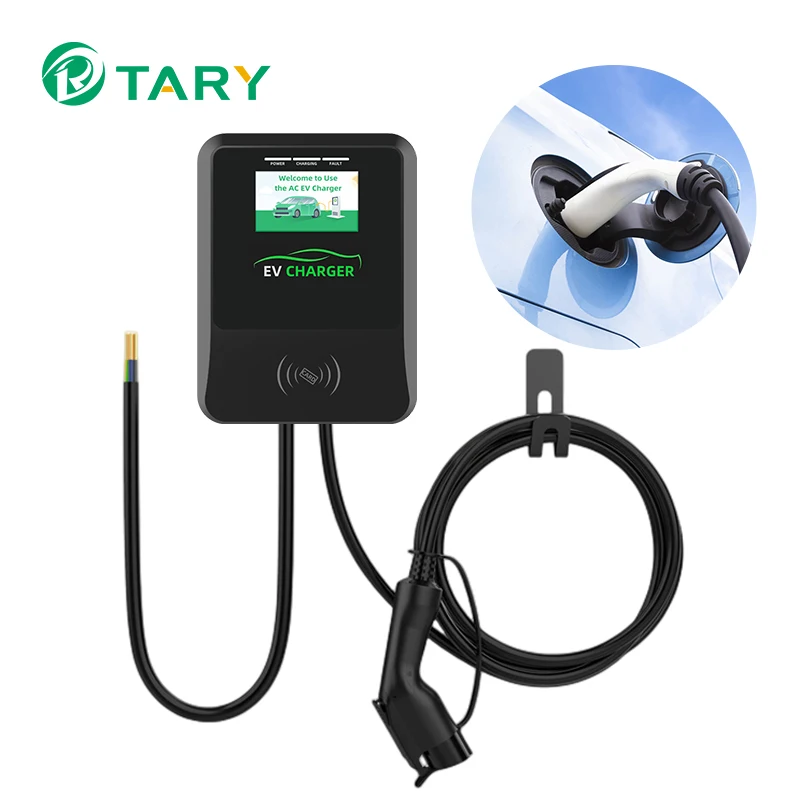 Tary Wallbox Kw Kw Kw Ac Ev Charger Station V A Type Ct