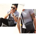 Bag Men Men GINA Fashion Designer Free Custom LOGO Single Shoulder 100% Cowhide Genuine Leather Messenger Bag Men With Quick Release Buckle