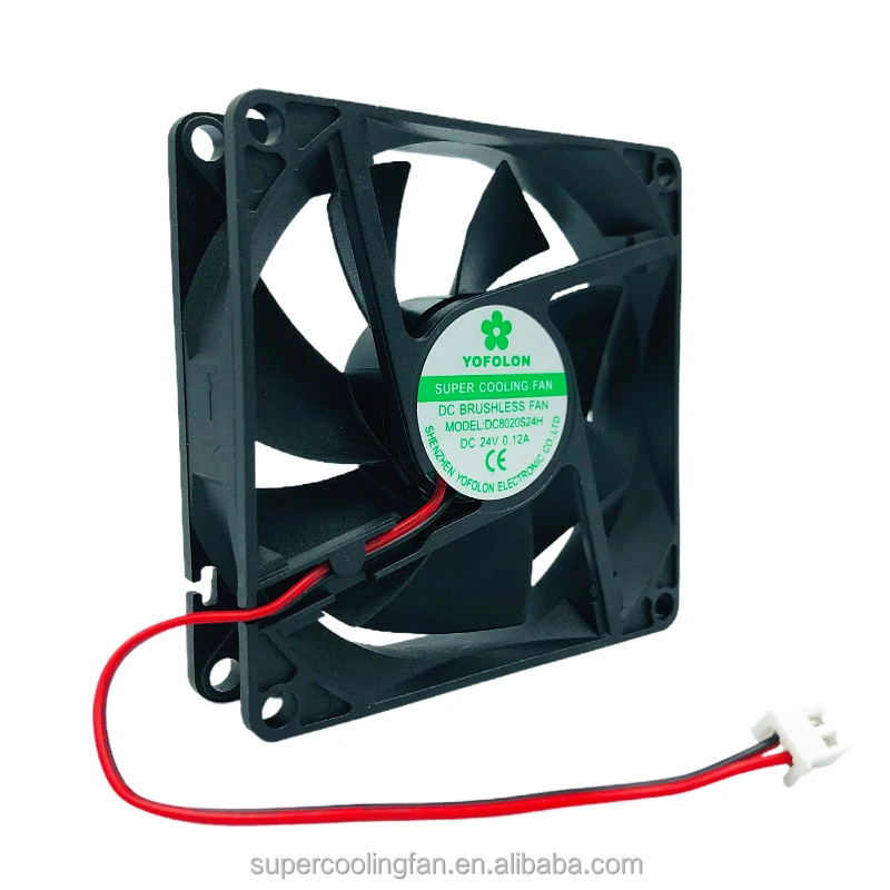 Cooling Fan, Waterproof, 12V, 80mm, 20mm - detail 2