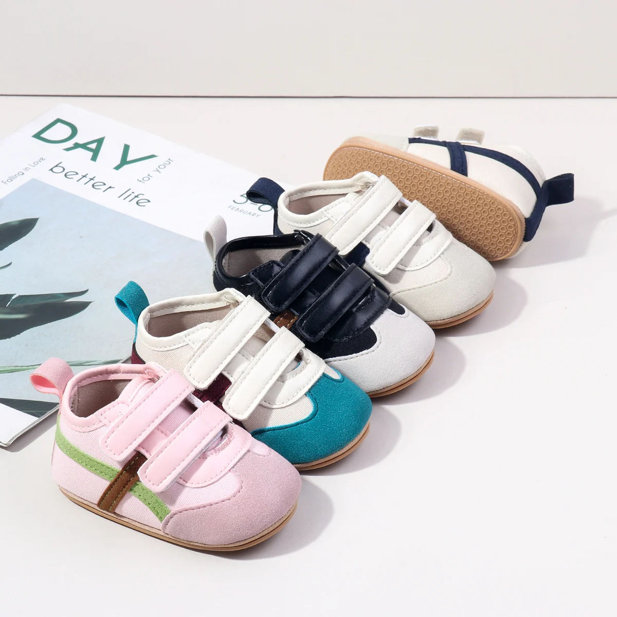 2025 Spring Autumn New Arrival Breathable Casual Anti-Slippery Soft Sneakers for Baby Boys Girls 0-15 Age Range Fashion Trend details
