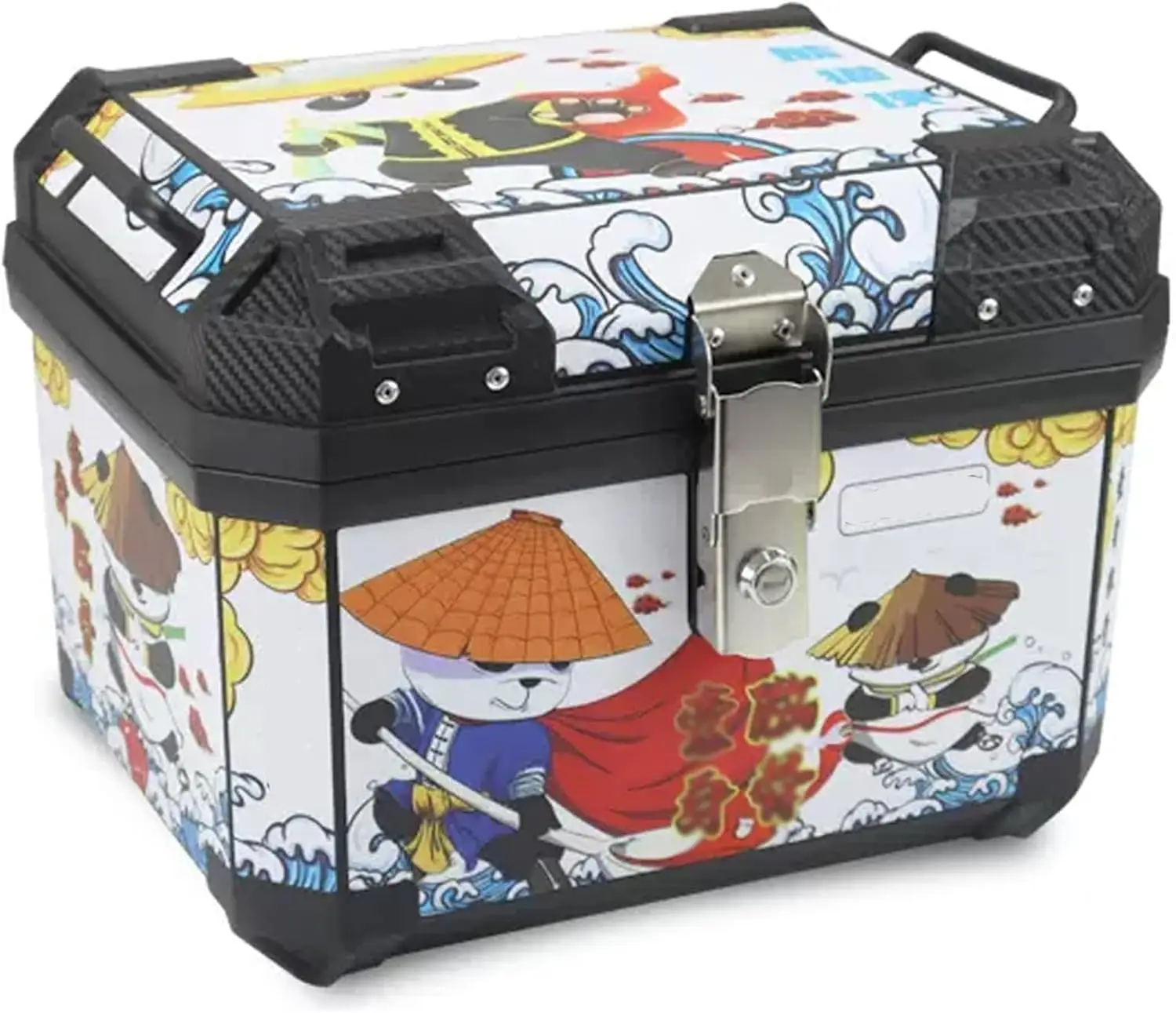 Motorcycle Tail Box - Scooter Storage Case, Waterproof Luggage Helmet Box